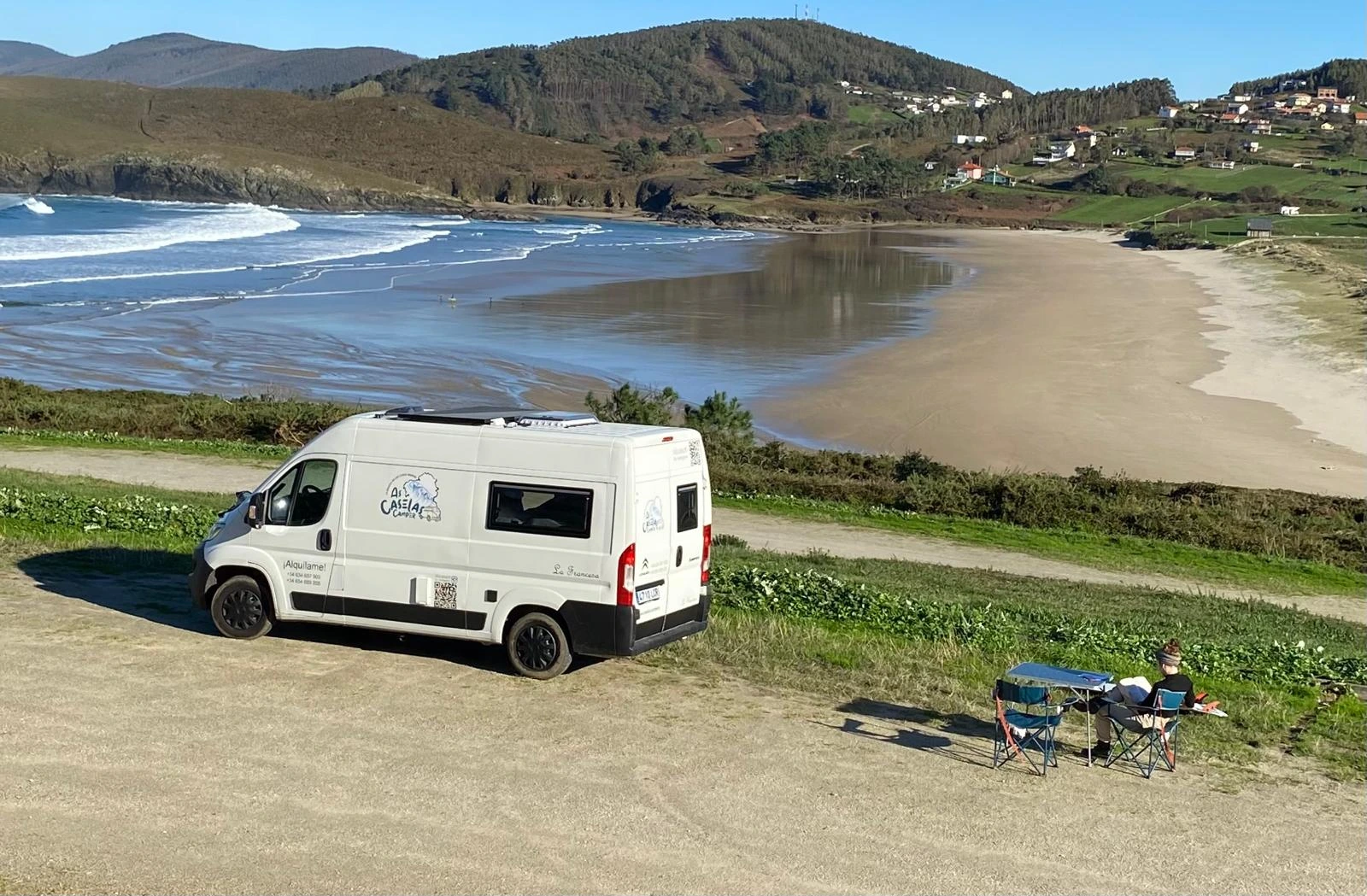 Pantín en Camper. Rutas en autocaravana por el norte de Galicia. As Caselas Camper