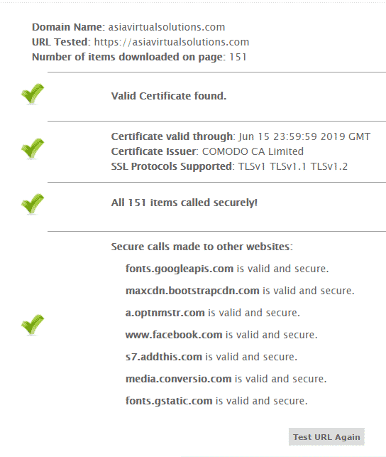 Trang web của Asia Virtual Solutions hiện đã được chuyển đổi hoàn toàn sang HTTPS:// 4 Tại sao không có kết quả khóa?