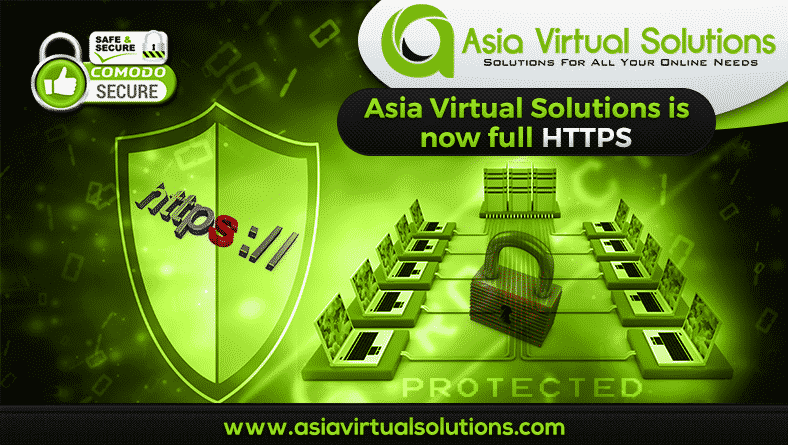 Trang web của Asia Virtual Solutions hiện đã được chuyển đổi hoàn toàn sang HTTPS://2. Asia Virtual Solutions chuyển sang HTTPS