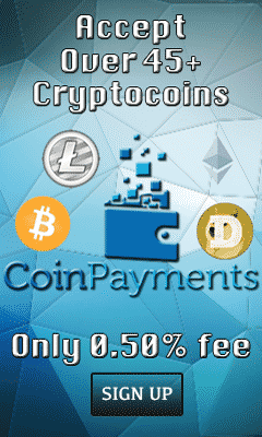 Coin Payments CoinPayments 240x400 Banner