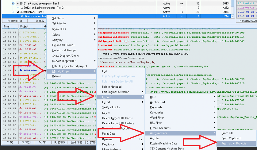 วิธีนำบัญชี GSA Search Engine Ranker มาใช้ซ้ำ - ขั้นตอนที่ 1 วิธีนำบัญชี GSA Search Engine Ranker มาใช้ซ้ำ - ขั้นตอนที่ 1