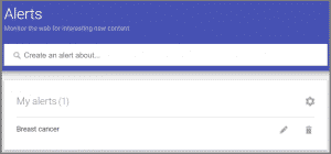 Google alerts Google alerts