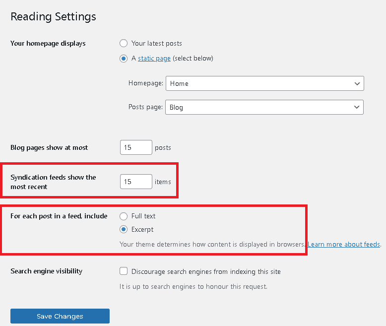 GSA Search Engine Ranker 7을 사용하여 RSS 피드를 홍보하는 방법 워드프레스 피드에 표시되는 게시물 수를 늘리는 방법