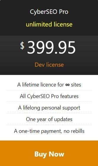 CyberSEO Pro - Unlimited Site Licence CyberSEO Pro - Unlimited Site Licence