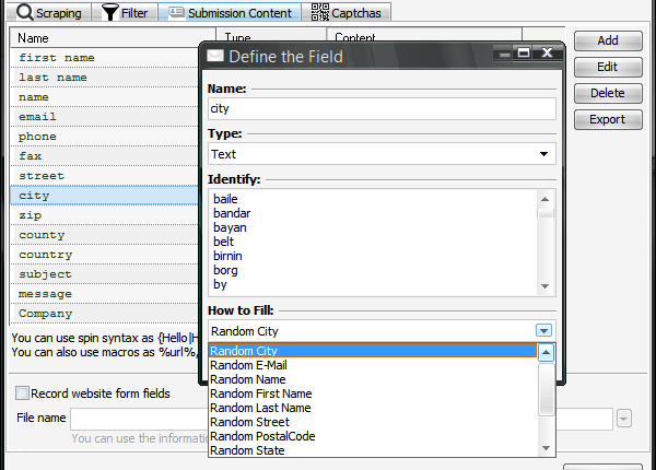 GSA Website Contact - Automate Contact Form Submissions 12 GSA Website Contact - Custom input