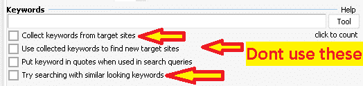 Hoe de "Out of Memory" fout vermijden bij gebruik van GSA SER 4 Gebruik GSA Keyword scraping niet.