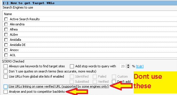 Gebruik deze URL-scraping niet in GSA SER. Gebruik deze URL-scraping niet in GSA SER.