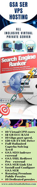 GSA Search Engine Ranker VPS (120X600) - 2 43 Discover the ultimate GSA SER VPS package with 10 virtual CPU cores, 12 GB ECC RAM, and 10 Gbps port speed. Experience instant setup for seamless performance. Don’t miss out—Click Here!.