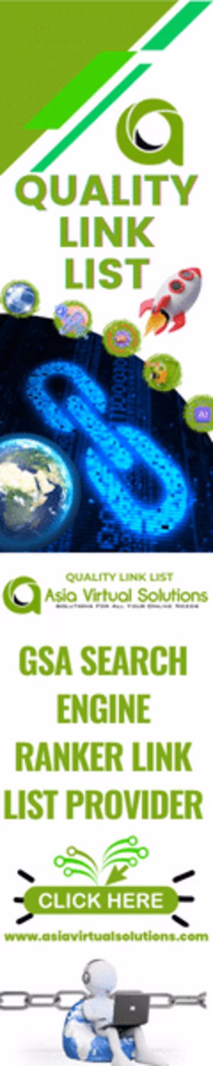 LISTAHAN NG LINK NA MAY KALIDAD (120x600) - 1 20 Listahan ng premium na link para sa tagapagbigay ng search engine ng GSA.