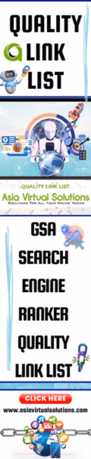 LISTAHAN NG LINK NA MAY KALIDAD (120x600) - 3 22 Isang de-kalidad na banner ng link list para sa mga layunin ng SEO.