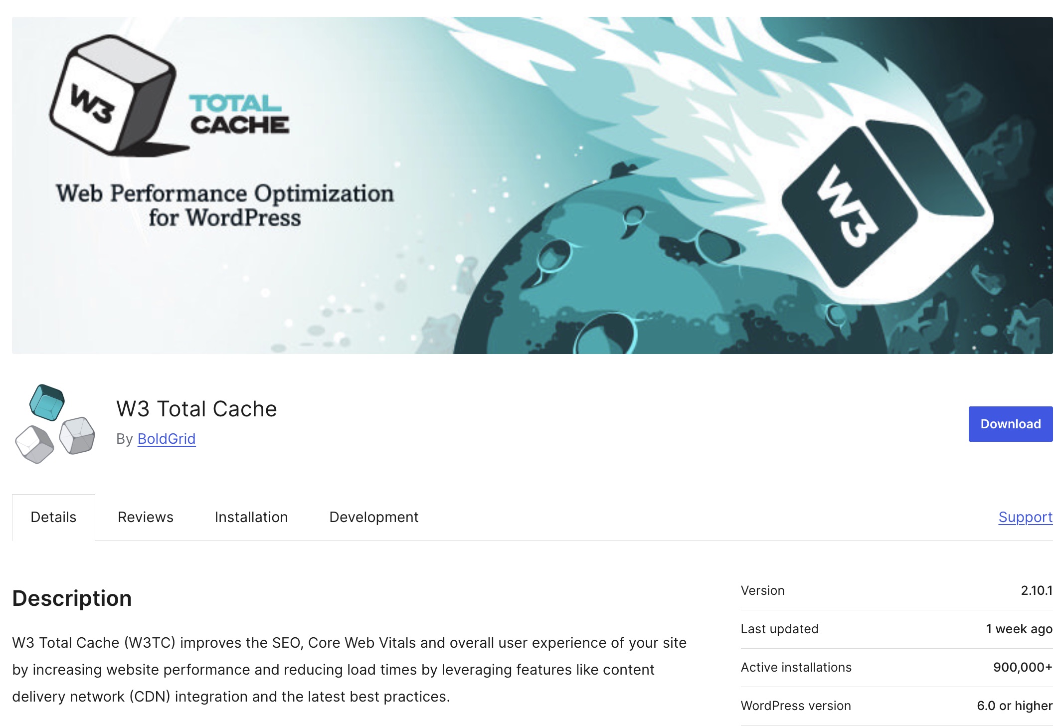 W3 Total Cache plugin