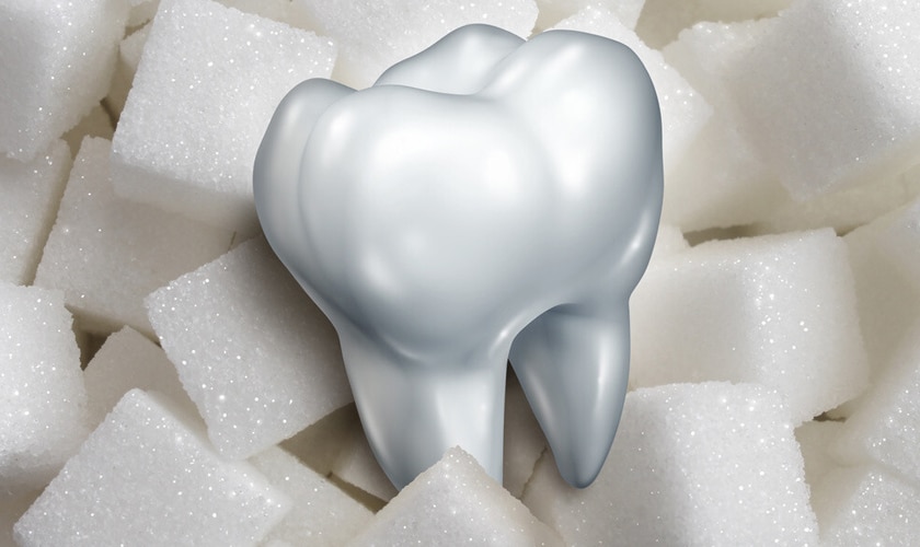 affect of sugar on teeth