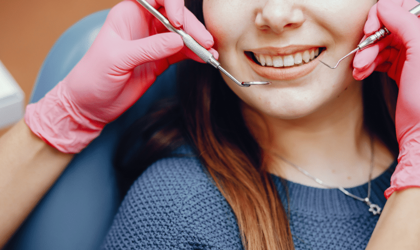 smile improvement with cosmetic dentistry