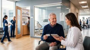 Medicare Advantage vs. Medicare Supplement (Medigap): Which Is Right for You? 1 senior man insurance card doctor consultation