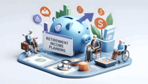 Fixed vs. Variable Annuities: What’s the Difference? 2 3d cartoon retirement income planning concept guide individuals through retirement income planning