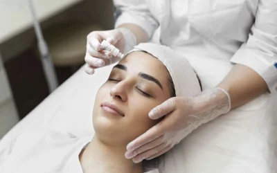 Unlock the Power of Exosomes at Borciani London 8 person getting micro needling beauty treatment 1 scaled 1