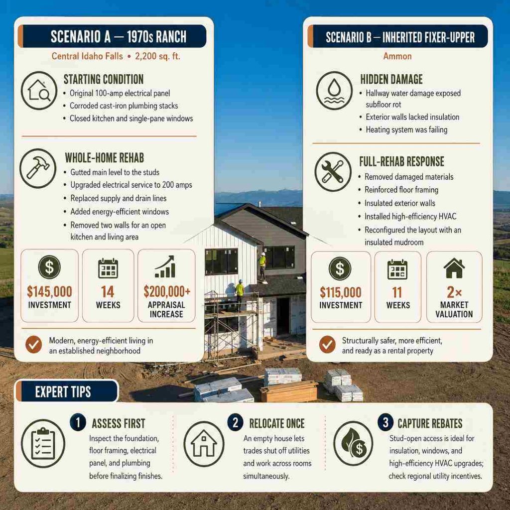 Signs Your Idaho Falls Home Needs a Full Rehab (Not Just a Remodel) 4 Real World Examples 2