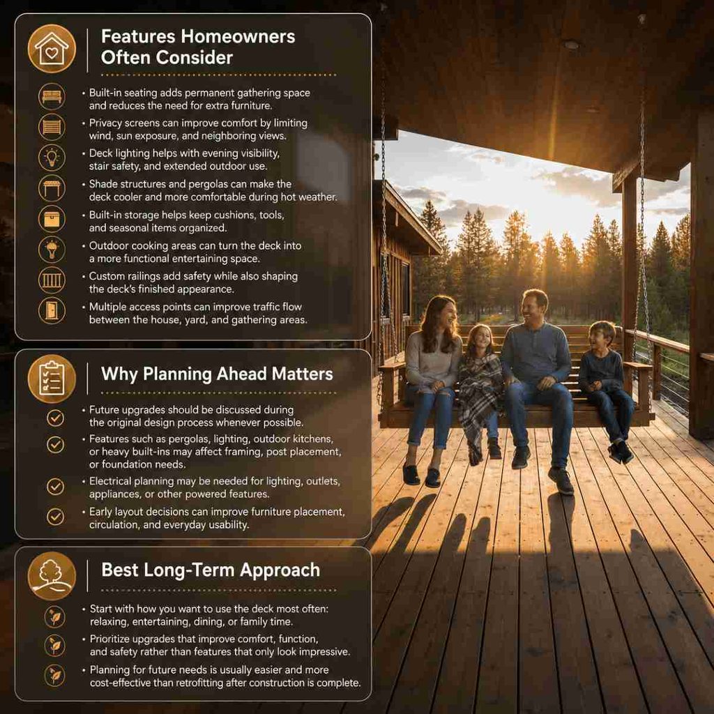 Deck Building in Idaho Falls: Materials, Costs & What to Expect 7 What Deck Features Are Worth Considering