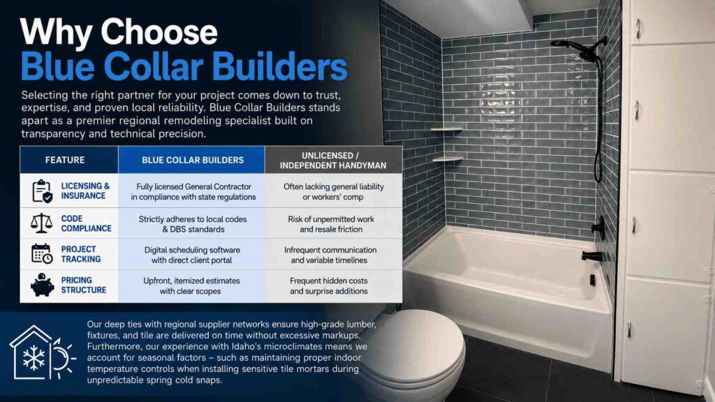 Why Spring Is One of the Best Times to Start a Bathroom Remodel in Idaho 2 Why Choose Blue Collar Builders 1