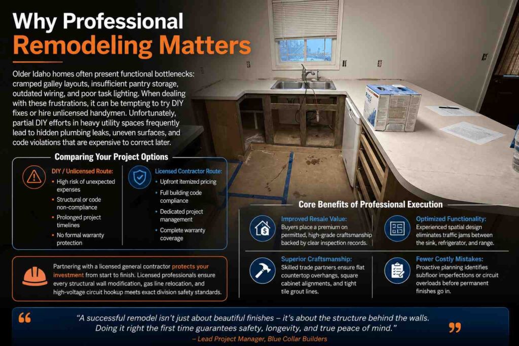 What to Know Before Remodeling Your Kitchen: The Ultimate Idaho Planning Guide 2 Why Professional Remodeling Matters