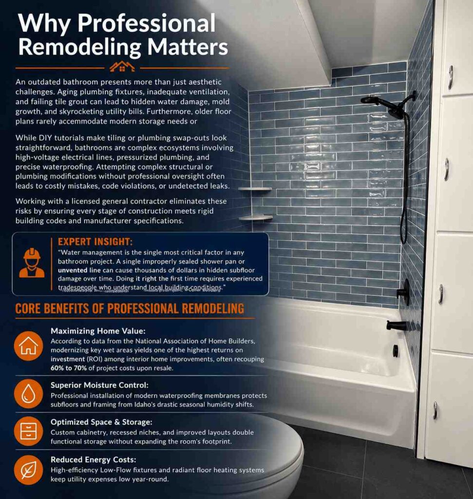 Why Spring Is One of the Best Times to Start a Bathroom Remodel in Idaho 1 Why Professional Remodeling Matters 2