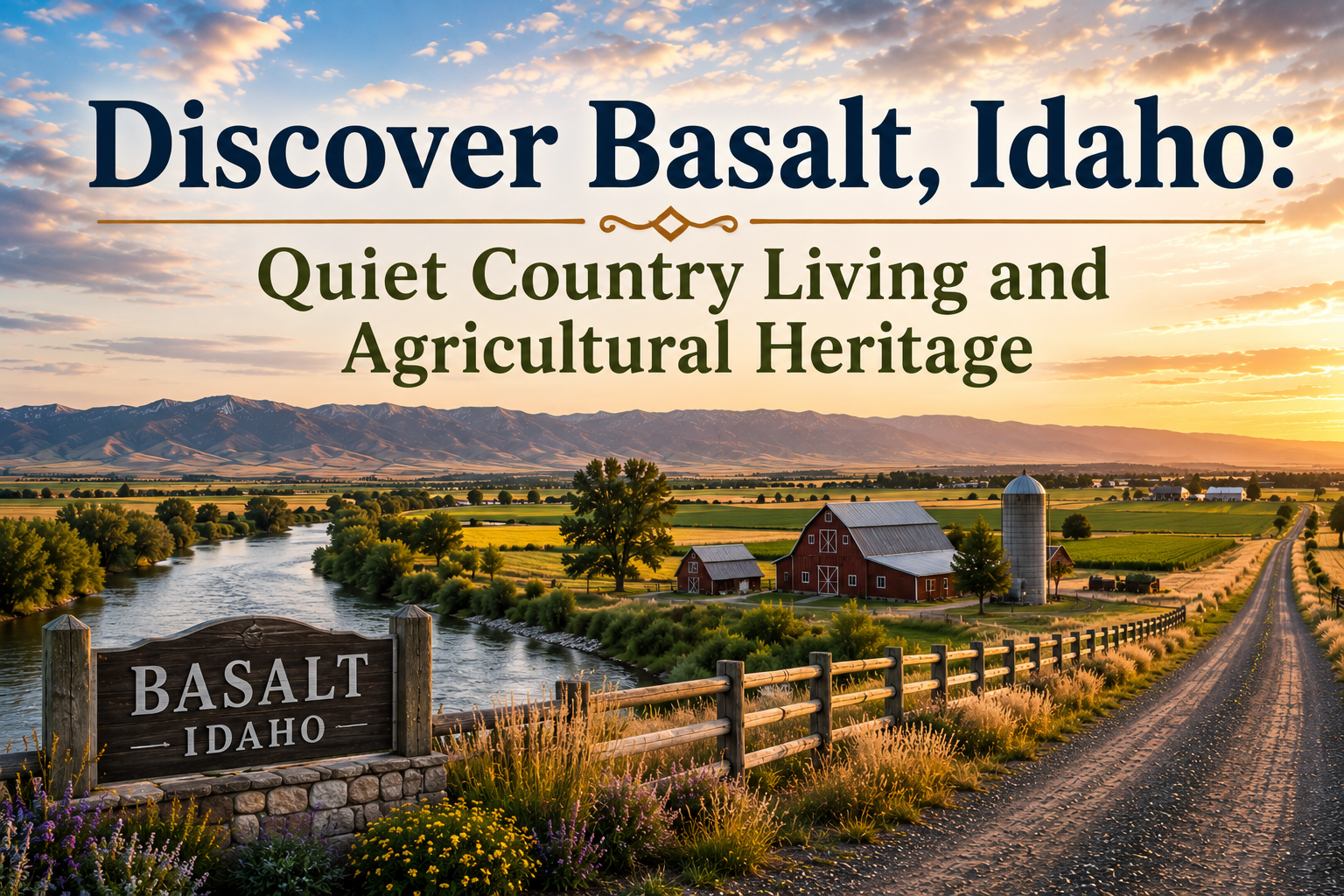 Discover Basalt, Idaho: Quiet Country Living and Agricultural Heritage Discover Basalt, Idaho: Quiet Country Living and Agricultural Heritage