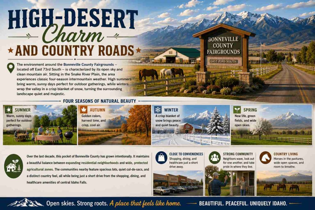 Discovering the Community Spirit Near the Bonneville County Fairgrounds in Idaho Falls 1 High Desert Charm and Country Roads
