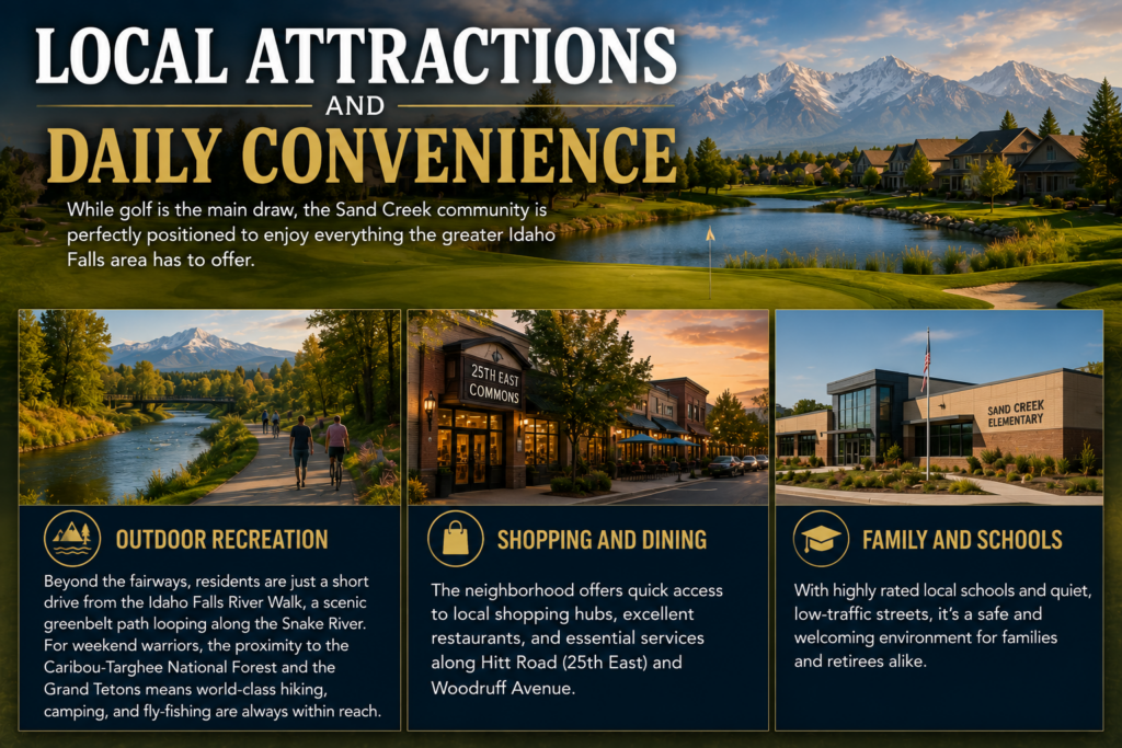 Living in the Sand Creek Golf Course Community: A Guide to Idaho Falls’ Premier Golf Lifestyle 1 Living in the Sand Creek Golf Course Community A Guide to Idaho Falls Premier Golf Lifestyle 2