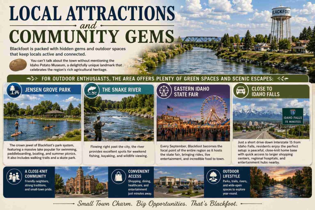Living in Blackfoot: A Blend of Historic Charm and Modern Growth 2 Local Attractions and Community Gems