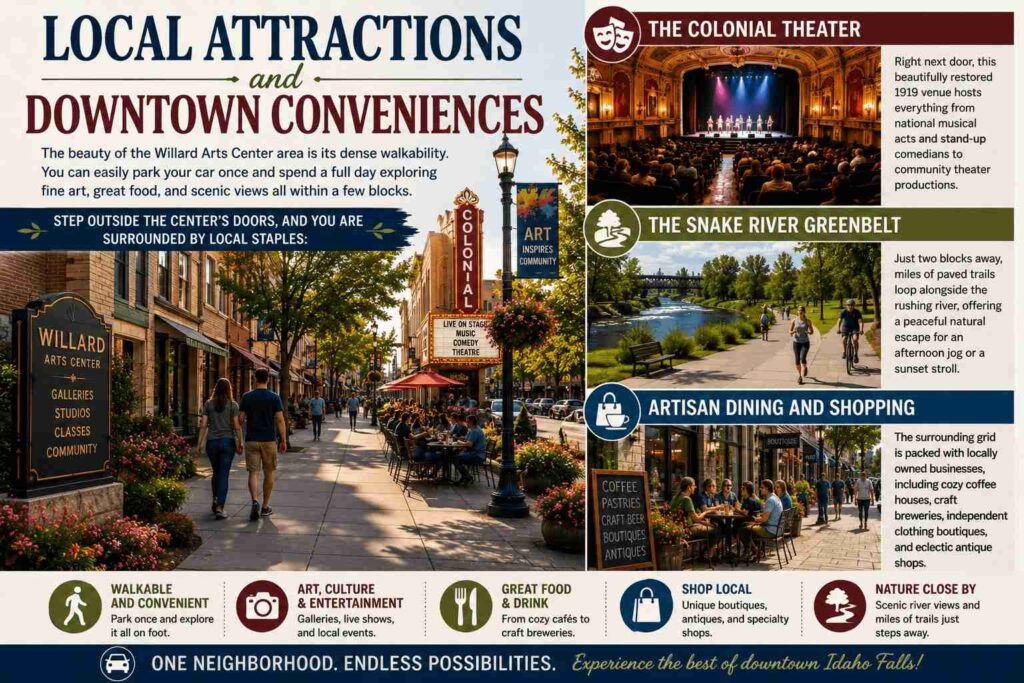 Immersing in the Culture and Lifestyle Around the Willard Arts Center 2 Local Attractions and Downtown Conveniences