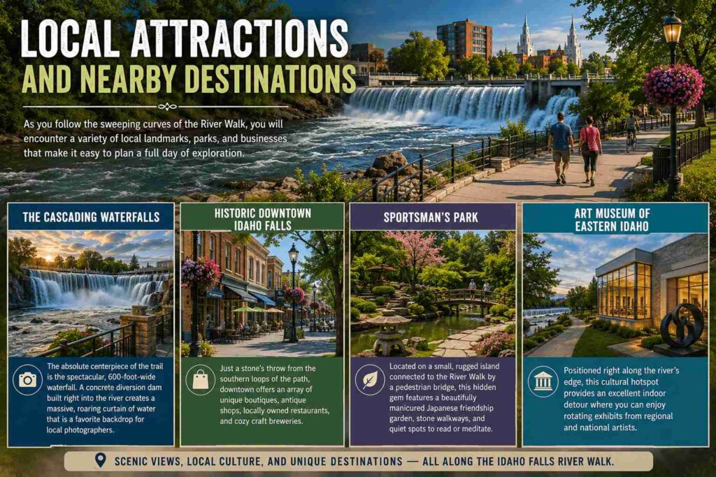 Discovering the Idaho Falls River Walk: The Scenic Heart of the Community 2 Local Attractions and Nearby Destinations