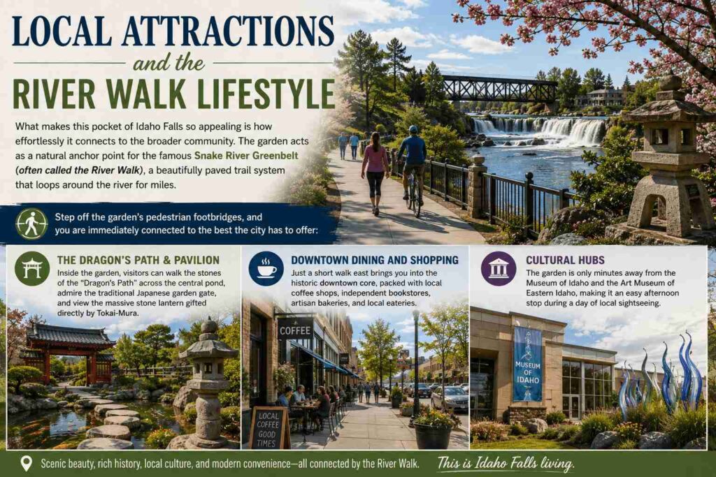 Finding Serenity at the Japanese Friendship Garden in Idaho Falls 2 Local Attractions and the River Walk Lifestyle