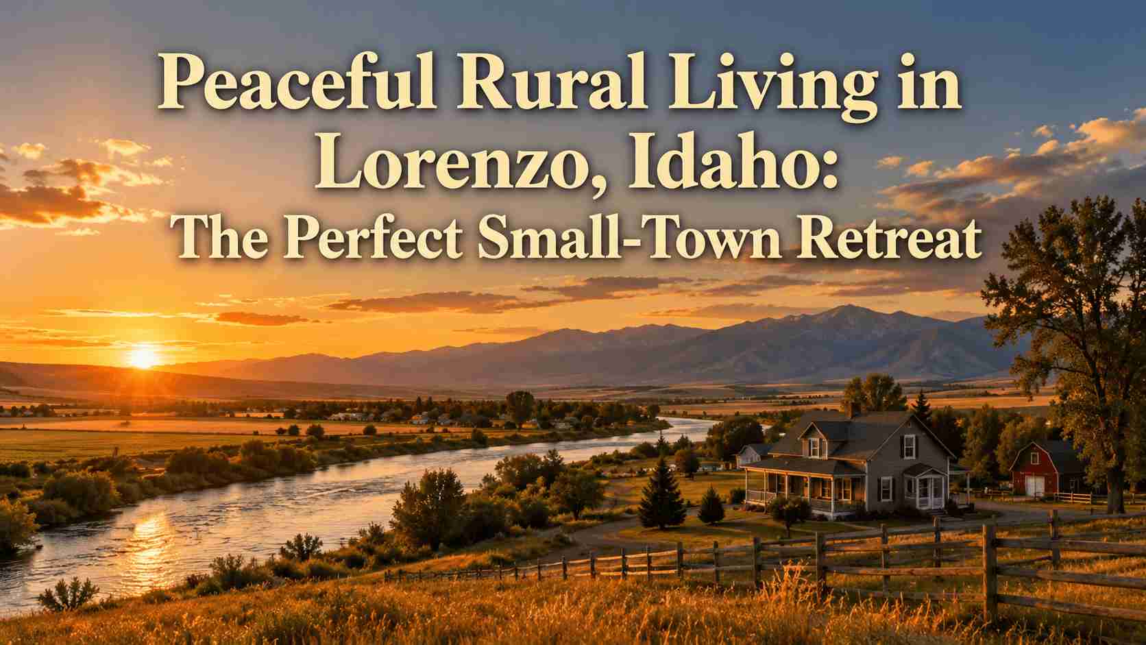 Peaceful Rural Living in Lorenzo, Idaho: The Perfect Small-Town Retreat Peaceful Rural Living in Lorenzo, Idaho: The Perfect Small-Town Retreat