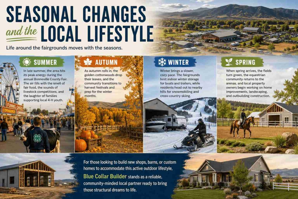 Discovering the Community Spirit Near the Bonneville County Fairgrounds in Idaho Falls 3 Seasonal Changes and the Local Lifestyle 1