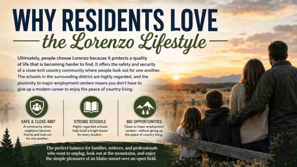Peaceful Rural Living in Lorenzo, Idaho: The Perfect Small-Town Retreat 3 Why Residents Love the Lorenzo Lifestyle