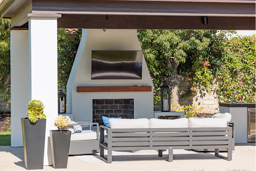 modern mediterranean - gallery modern mediterranean - gallery, custom fireplace with white stucco
