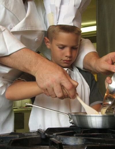 father-son-cooking-together