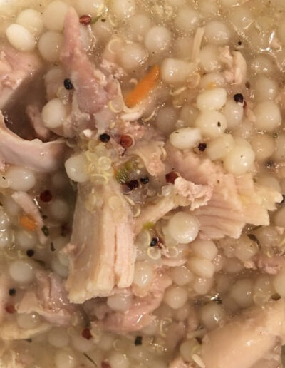 quinoa-chicken-soup-israeli-couscous