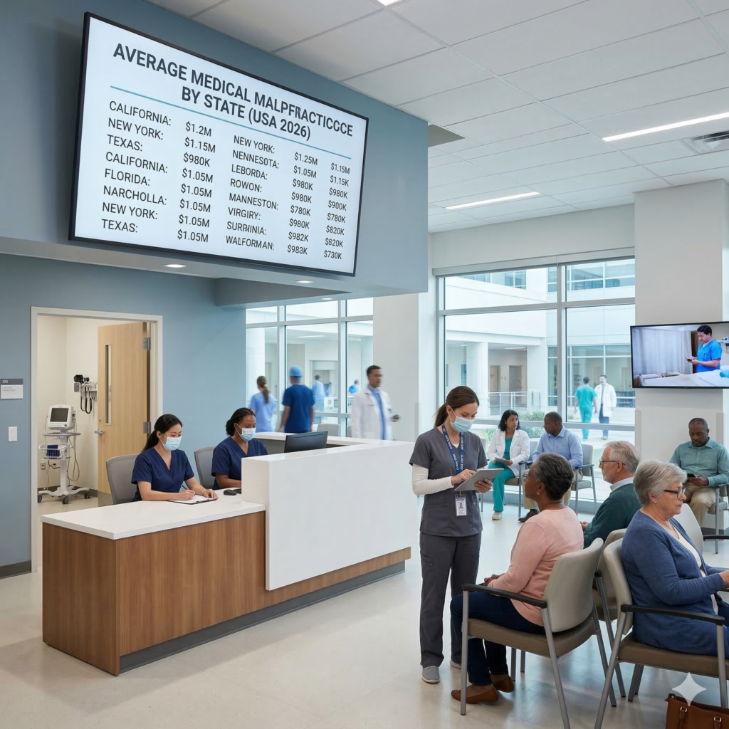 Average Medical Malpractice Settlement by State (USA 2026