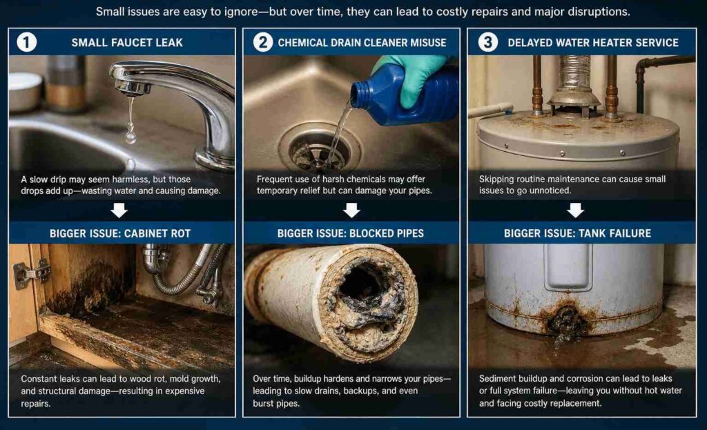 Plumbing Problems Homeowners Should Never Ignore 10 Plumbing Problems Homeowners Should Never Ignore