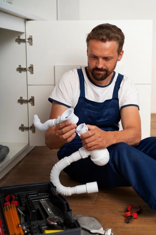 House Plumbing: How-To Guide, Tips & Systems Explained 3 Plumbing professional doing his job