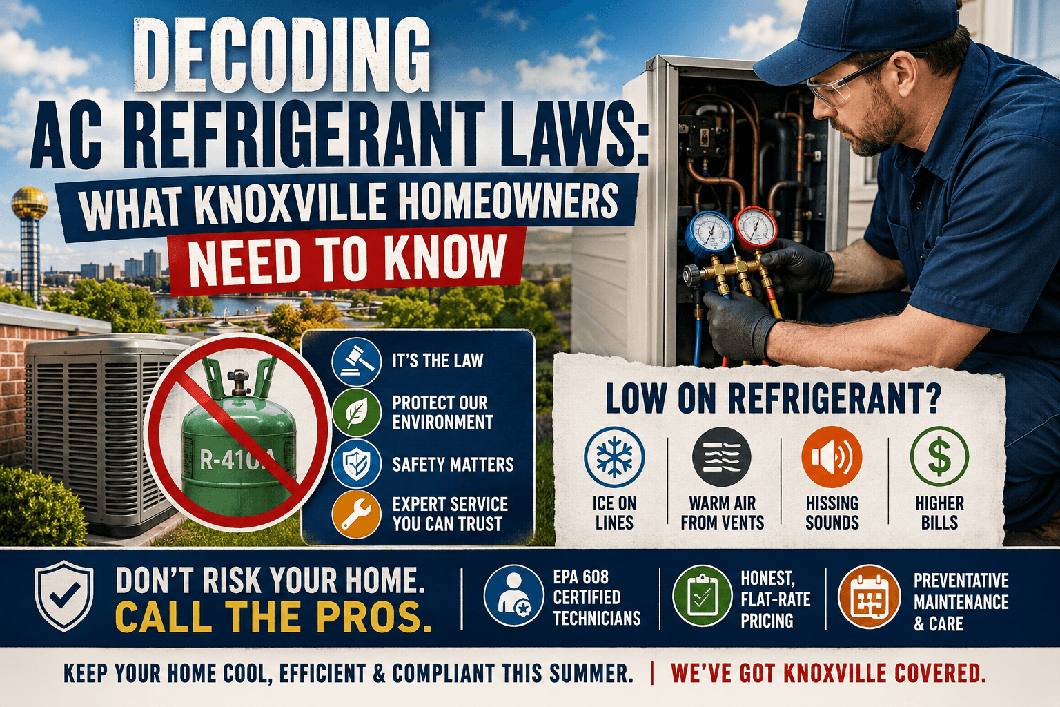Blog 5 Decoding AC Refrigerant Laws: What Knoxville Homeowners Need to Know