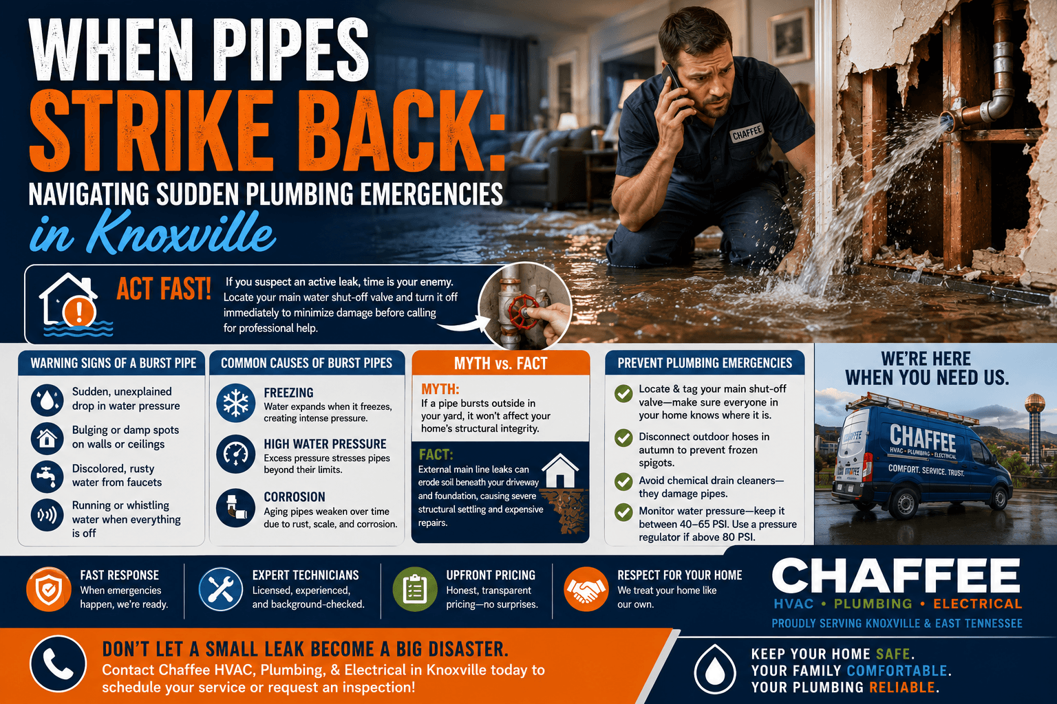 Electrical 2 When Pipes Strike Back: Navigating Sudden Plumbing Emergencies in Knoxville