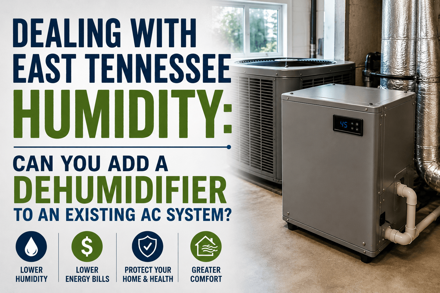 Electrical 1 Dealing with East Tennessee Humidity: Can You Add a Dehumidifier to an Existing AC System?