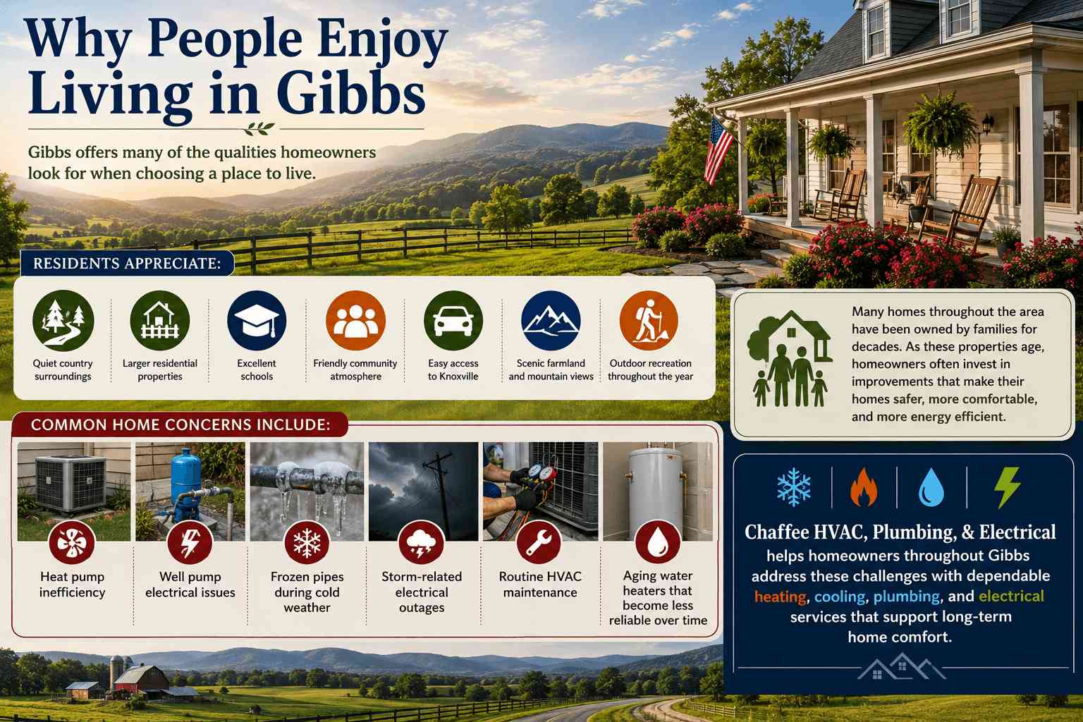 Living in Gibbs, TN: Dependable Home Comfort in a Peaceful East Tennessee Community 3 Living in Gibbs, TN: Dependable Home Comfort in a Peaceful East Tennessee Community