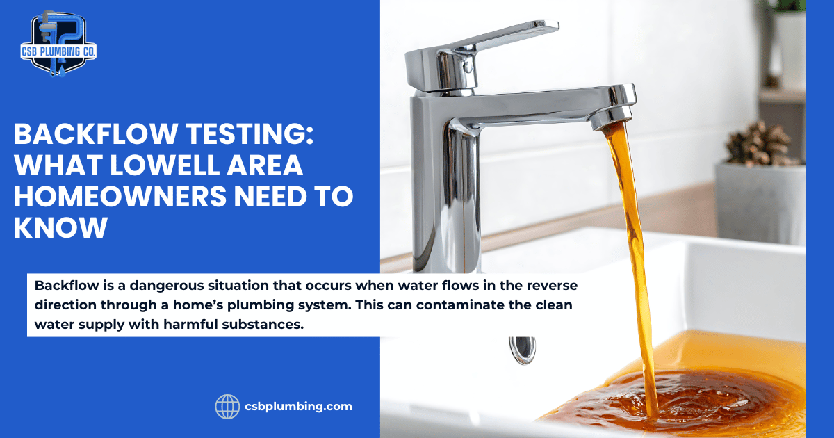 Bathroom sink with brown water flowing.