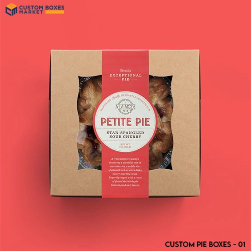 Custom Pie Boxes hover view