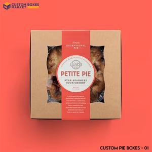 Custom Pie Boxes hover view