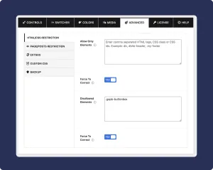 Advanced page and element-level targeting for ddvanced WordPress dark mode plugin
