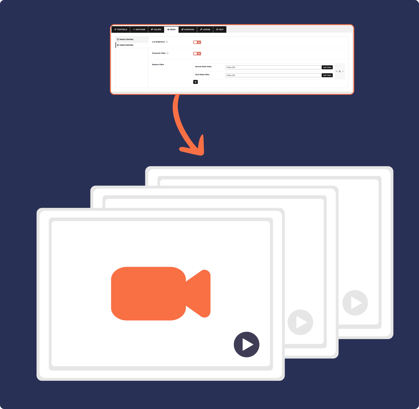 WordPress Dark Mode Video Controls - Darkify Plugin